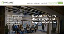 Desktop Screenshot of elevatedinsights.com